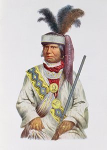 Halpatter-Micco eller Billy Bowlegs, a Seminole Chief, ca. 1825, illustrasjon fra 